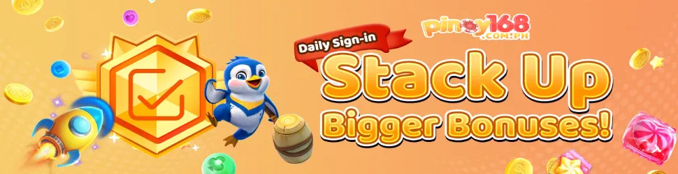 Pinoy168 Daily Sign-In Earn Up to ₱168